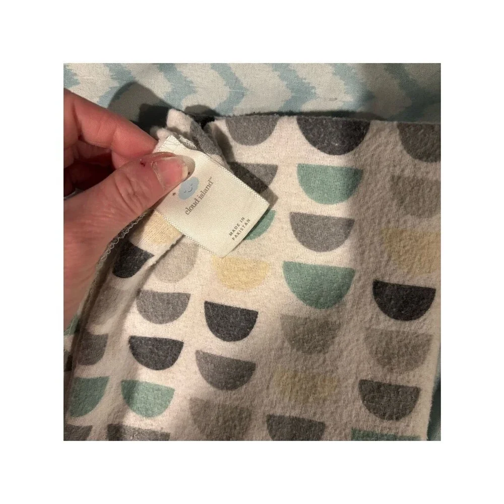 4 Cloud Island Receiving Blankets